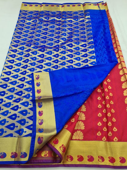 Kanchipuram Blended Fancy Silk Saree 283 – Kanchipuram Lakshaya Silks