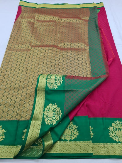 Kanchipuram Blended Fancy Silk Saree 285 – Kanchipuram Lakshaya Silks