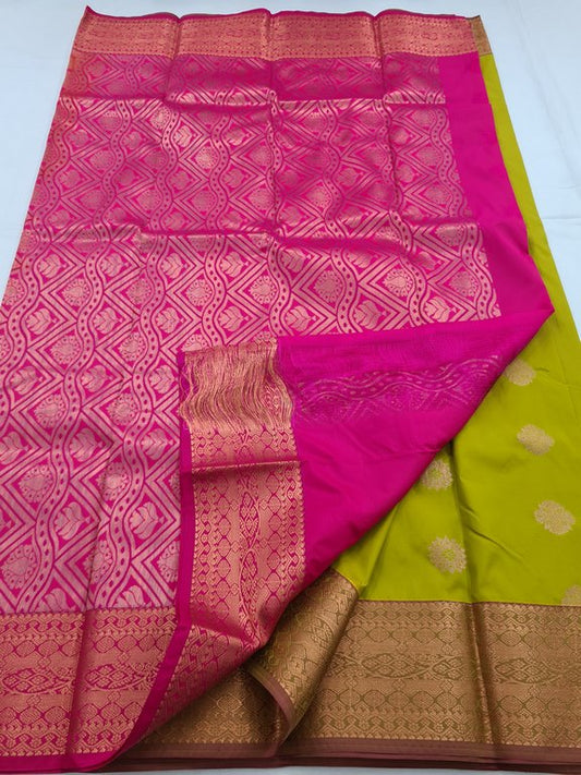 Kanchipuram Blended Fancy Silk Saree 286