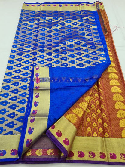 Kanchipuram Blended Fancy Silk Saree 295 – Kanchipuram Lakshaya Silks