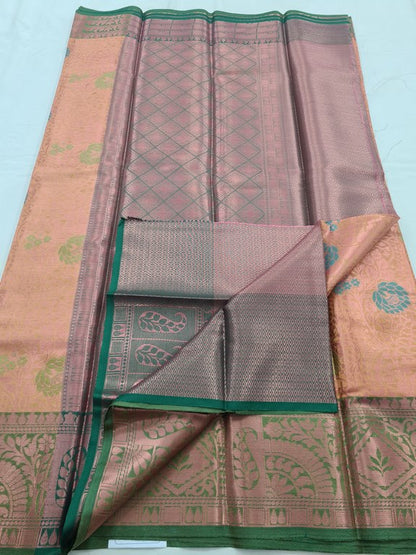 Kanchipuram Blended Tissue Silk Saree 300 – Kanchipuram Lakshaya Silks