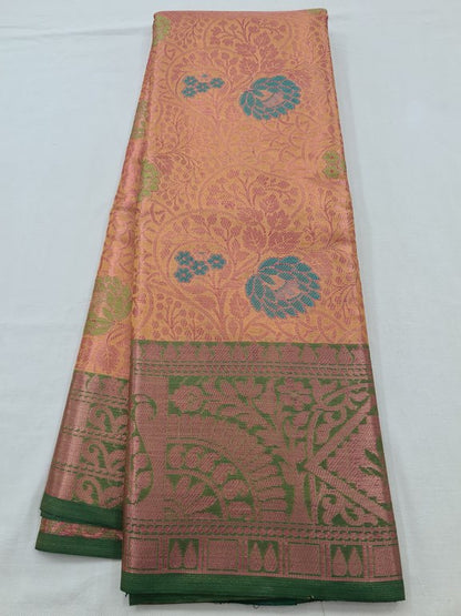 Kanchipuram Blended Tissue Silk Saree 302 – Kanchipuram Lakshaya Silks