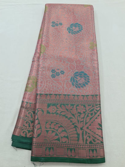 Kanchipuram Blended Tissue Silk Saree 303 – Kanchipuram Lakshaya Silks