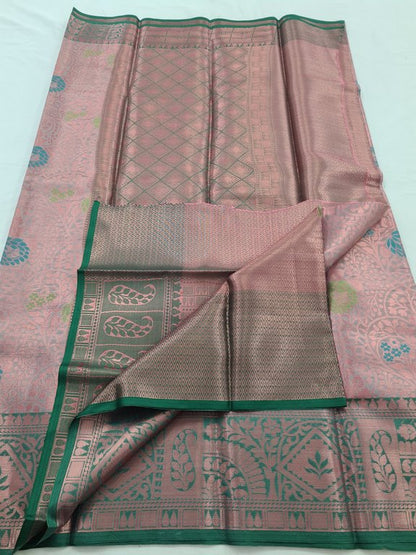 Kanchipuram Blended Tissue Silk Saree 303 – Kanchipuram Lakshaya Silks