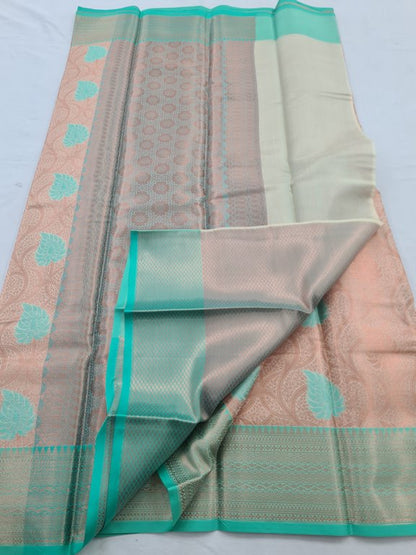 Kanchipuram Blended Tissue Silk Saree 304 – Kanchipuram Lakshaya Silks