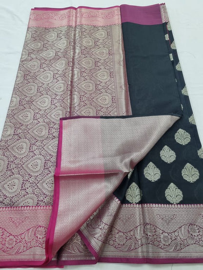 Kanchipuram Blended Soft Silk Saree 305 – Kanchipuram Lakshaya Silks