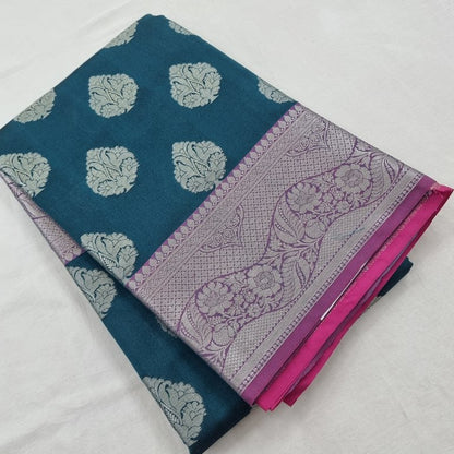 Kanchipuram Blended Soft Silk Saree 308 – Kanchipuram Lakshaya Silks