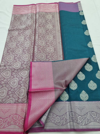 Kanchipuram Blended Soft Silk Saree 308 – Kanchipuram Lakshaya Silks