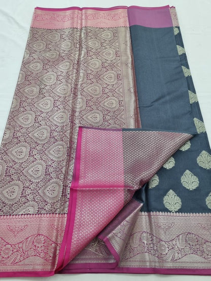 Kanchipuram Blended Soft Silk Saree 309 – Kanchipuram Lakshaya Silks