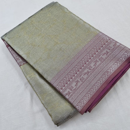 Kanchipuram Blended Tissue Silk Saree 329 – Kanchipuram Lakshaya Silks
