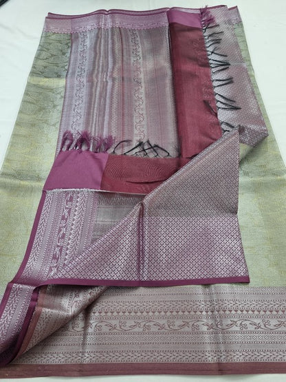 Kanchipuram Blended Tissue Silk Saree 329 – Kanchipuram Lakshaya Silks