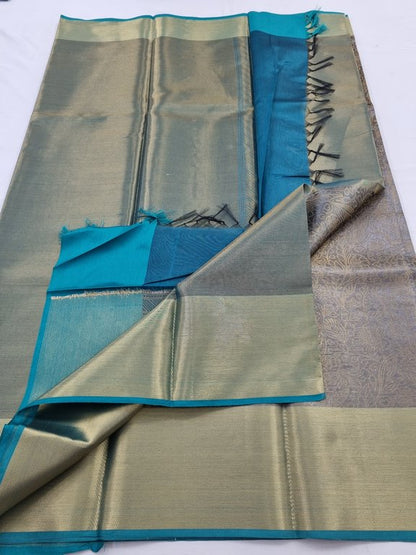 Kanchipuram Blended Tissue Silk Saree 330 – Kanchipuram Lakshaya Silks
