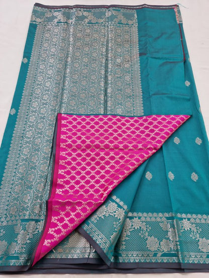 Kanchipuram Blended Fancy Silk Saree 341 – Kanchipuram Lakshaya Silks