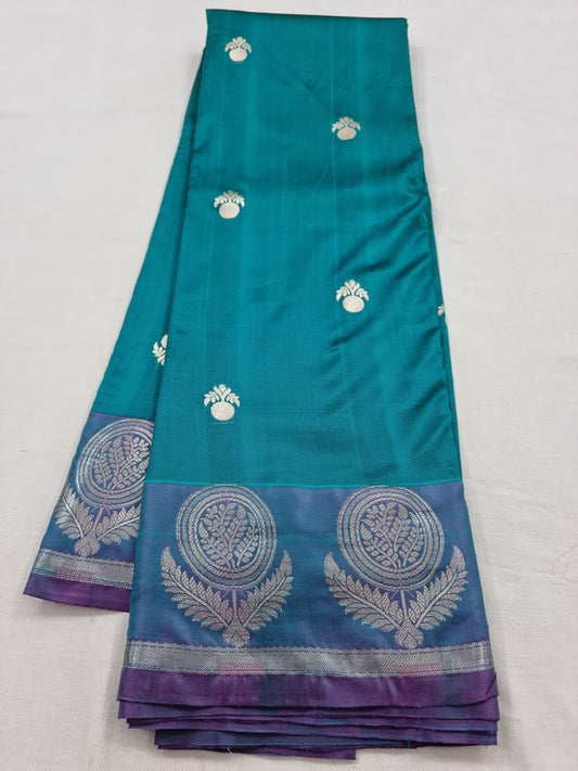 Kanchipuram Blended Fancy Silk Saree 343