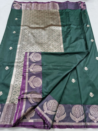 Kanchipuram Blended Fancy Silk Saree 346 – Kanchipuram Lakshaya Silks