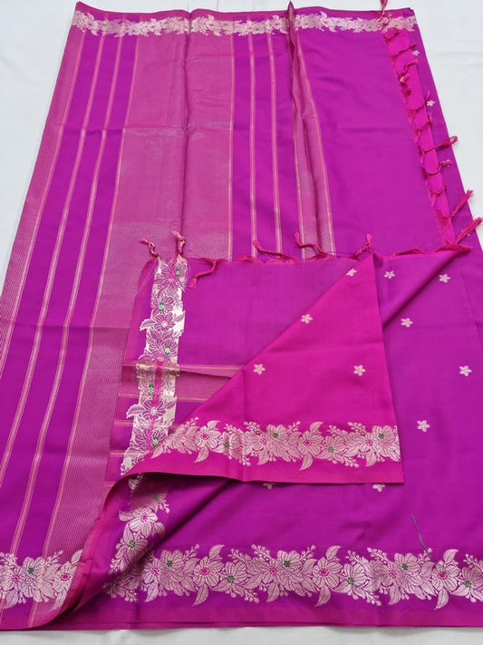 Kanchipuram Blended Fancy Silk Saree 357