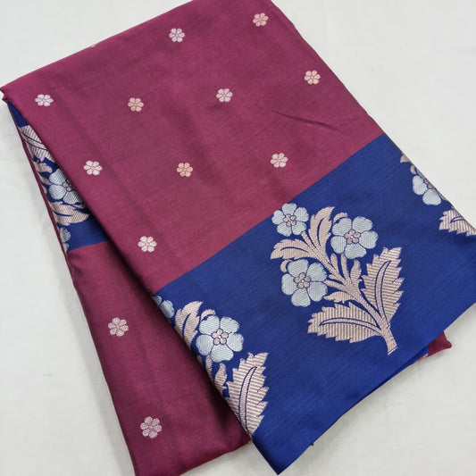Kanchipuram Blended Fancy Silk Saree 358