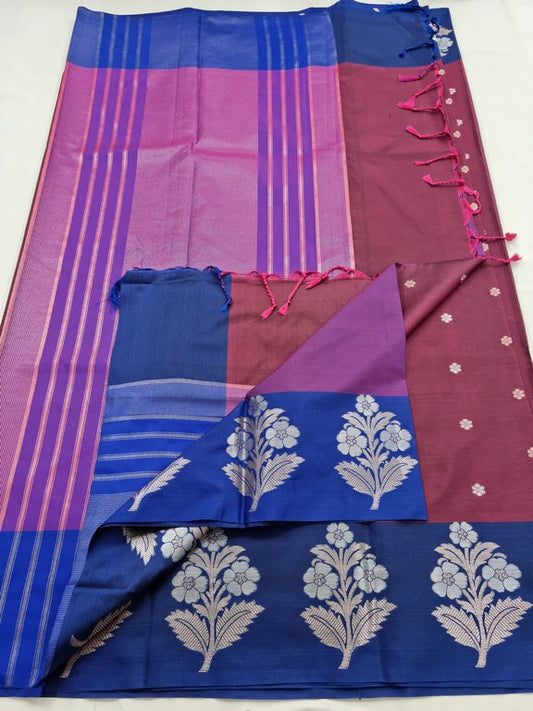 Kanchipuram Blended Fancy Silk Saree 358