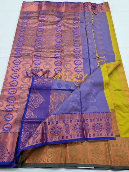 Kanchipuram Blended Semi Fancy Silk Saree 001 – Kanchipuram Lakshaya Silks