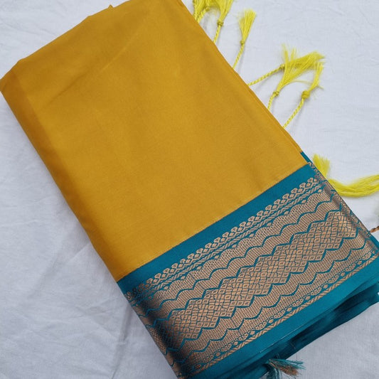 Kanchipuram Blended Semi Soft Silk Saree 014
