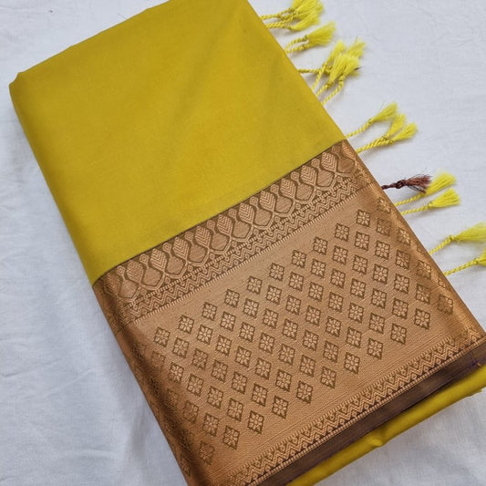 Kanchipuram Blended Semi Soft Silk Saree 017