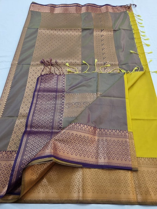 Kanchipuram Blended Semi Soft Silk Saree 017