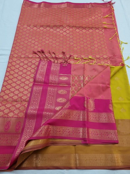 Kanchipuram Blended Semi Soft Silk Saree 019 – Kanchipuram Lakshaya Silks