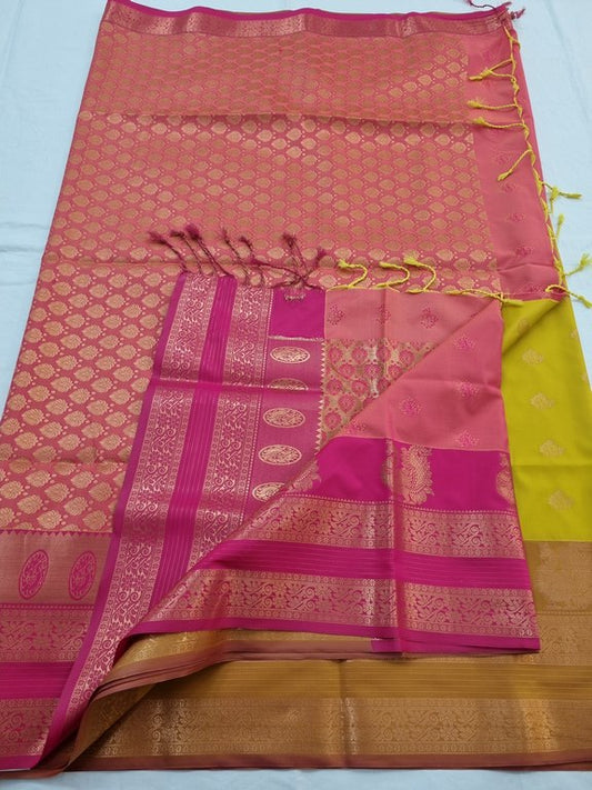 Kanchipuram Blended Semi Soft Silk Saree 019
