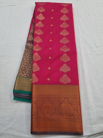 Kanchipuram Blended Semi Fancy Silk Saree 022 – Kanchipuram Lakshaya Silks
