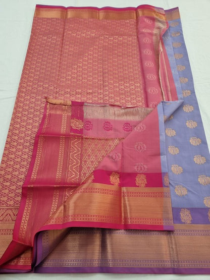 Kanchipuram Blended Semi Fancy Silk Saree 023 – Kanchipuram Lakshaya Silks
