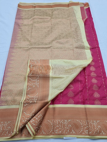 Kanchipuram Blended Semi Fancy Silk Saree 027 – Kanchipuram Lakshaya Silks