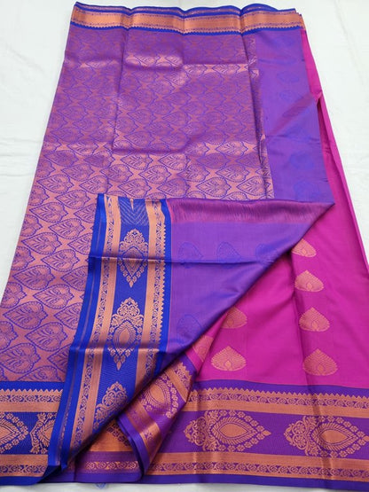 Kanchipuram Blended Semi Fancy Silk Saree 035 – Kanchipuram Lakshaya Silks
