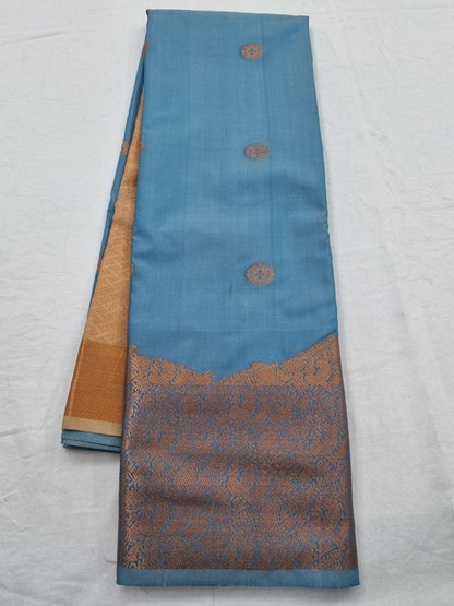 Kanchipuram Blended Semi Fancy Silk Saree 038 – Kanchipuram Lakshaya Silks
