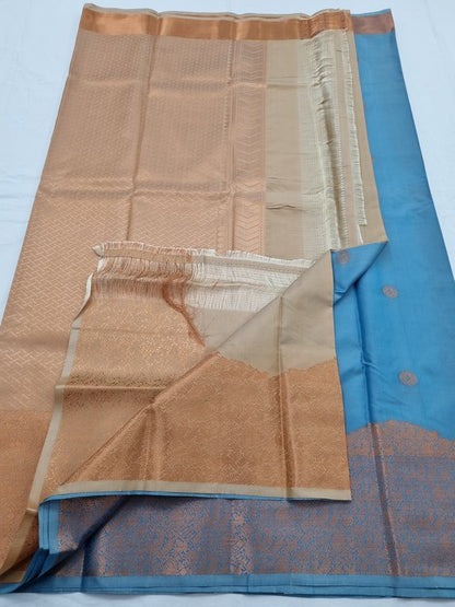 Kanchipuram Blended Semi Fancy Silk Saree 038 – Kanchipuram Lakshaya Silks