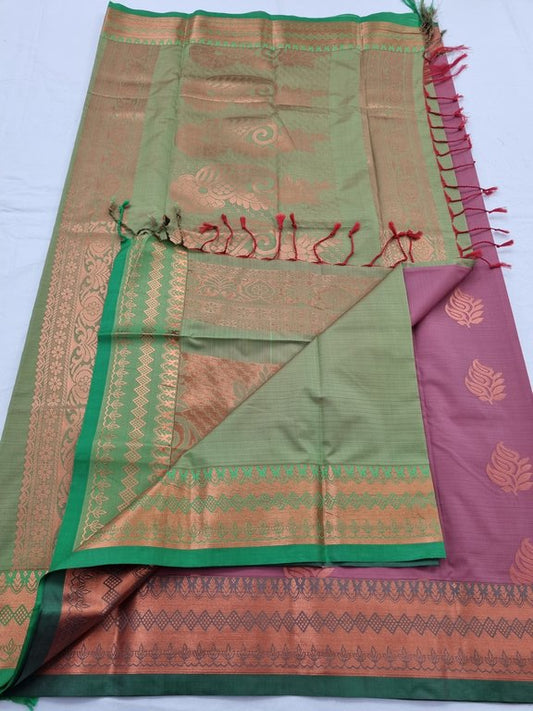 Kanchipuram Blended Semi Fancy Silk Saree 040