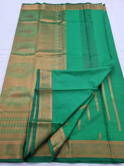 Kanchipuram Blended Semi Fancy Silk Saree 053 – Kanchipuram Lakshaya Silks