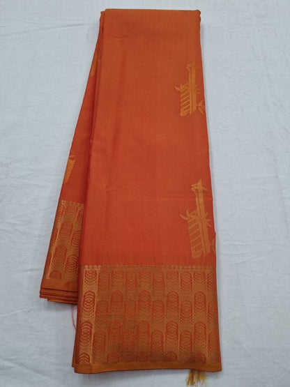 Kanchipuram Blended Semi Fancy Silk Saree 054 – Kanchipuram Lakshaya Silks