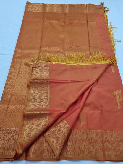 Kanchipuram Blended Semi Fancy Silk Saree 054 – Kanchipuram Lakshaya Silks