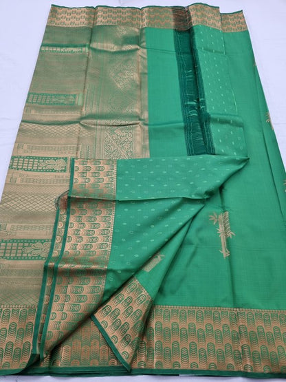 Kanchipuram Blended Semi Fancy Silk Saree 045 – Kanchipuram Lakshaya Silks