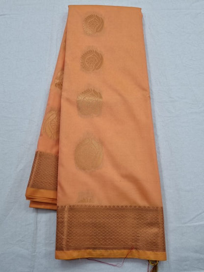 Kanchipuram Blended Semi Fancy Silk Saree 060 – Kanchipuram Lakshaya Silks