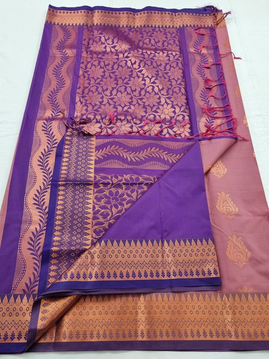 Kanchipuram Blended Semi Fancy Silk Saree 063