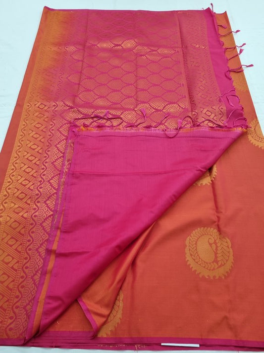 Kanchipuram Blended Semi Soft Silk Saree 068