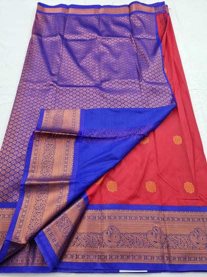 Kanchipuram Blended Semi Fancy Silk Saree 071 – Kanchipuram Lakshaya Silks
