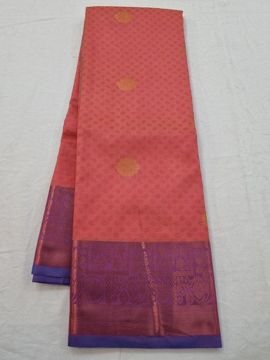 Kanchipuram Blended Semi Fancy Silk Saree 080