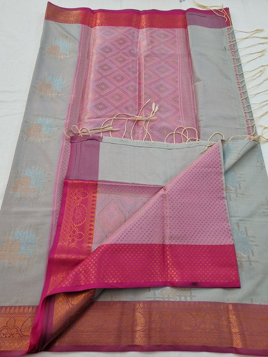 Kanchipuram Blended Semi Fancy Silk Saree 083