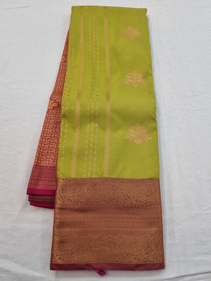 Kanchipuram Blended Semi Fancy Silk Saree 084 – Kanchipuram Lakshaya Silks