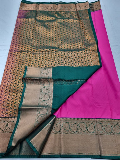 Kanchipuram Blended Semi Fancy Silk Saree 099 – Kanchipuram Lakshaya Silks