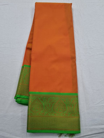 Kanchipuram Blended Semi Fancy Silk Saree 100 – Kanchipuram Lakshaya Silks