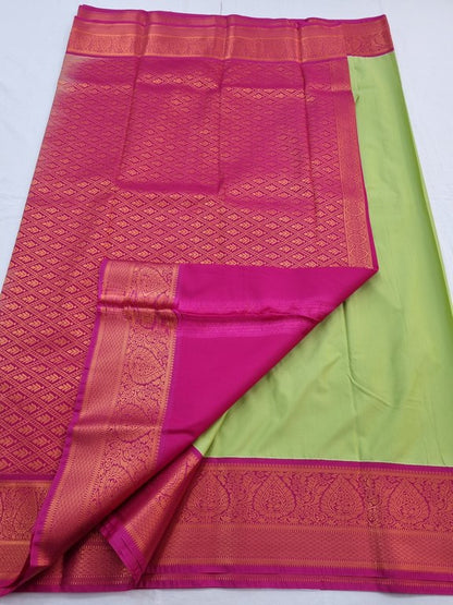 Kanchipuram Blended Semi Fancy Silk Saree 118 – Kanchipuram Lakshaya Silks