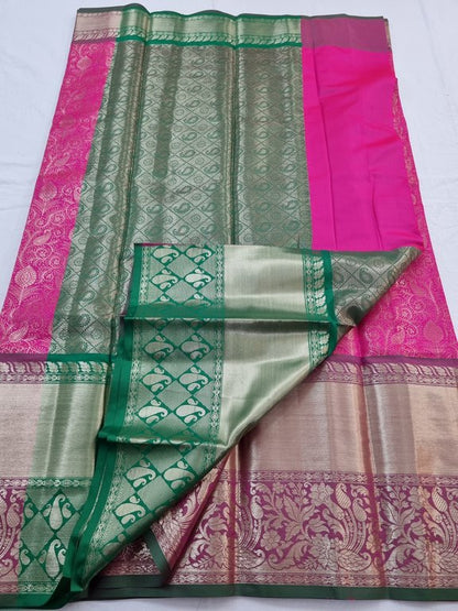 Kanchipuram Blended Semi Fancy Silk Saree 126 – Kanchipuram Lakshaya Silks